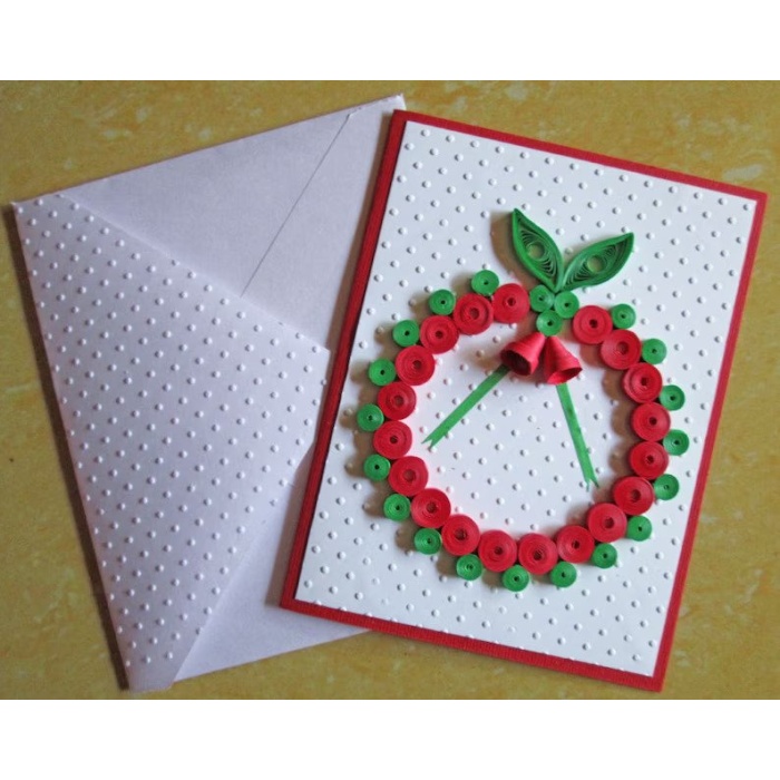 Quilled Christmas Card, Wreath Holiday Card, Paper Quilling, Merry Christmas Card | Save 33% - Rajasthan Living 5