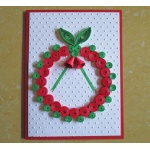 Quilled Christmas Card, Wreath Holiday Card, Paper Quilling, Merry Christmas Card | Save 33% - Rajasthan Living 11