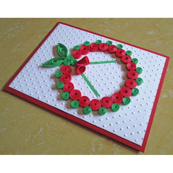 Quilled Christmas Card, Wreath Holiday Card, Paper Quilling, Merry Christmas Card | Save 33% - Rajasthan Living 7