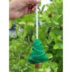 Tiny Christmas tree ornament, Wall Hanging Car charm Plush Soft Ornaments, Handmade Felt accent, Xmas tree Decoration, Holiday nursery decor | Save 33% - Rajasthan Living 14