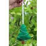 Tiny Christmas tree ornament, Wall Hanging Car charm Plush Soft Ornaments, Handmade Felt accent, Xmas tree Decoration, Holiday nursery decor | Save 33% - Rajasthan Living 16